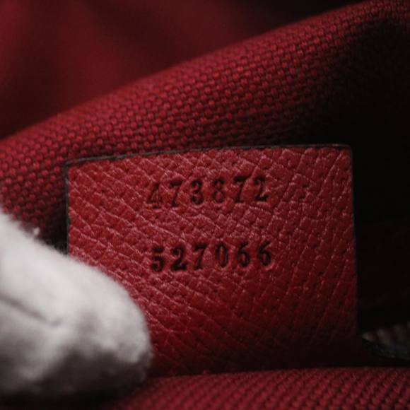 GUCCI Web Sherry Line Backpack Canvas Tricolor Red Blue Green 473872 Auth am3970 - Picture 11 of 16